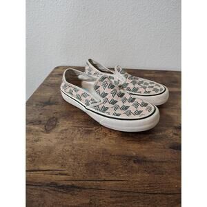 Vans Men 6 Women 8 Shoes "Classic Slip-On Sf" (Mod Chkrbrd) Pchyknmshmlw Pink